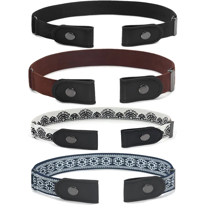 New Unisex Buckle-Free Elastic Belt