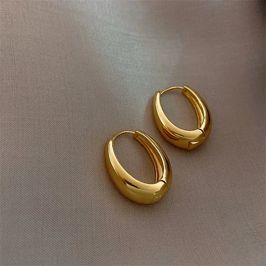 Metal Hoop Earrings