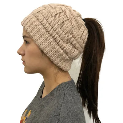 Ponytail Beanie Hat