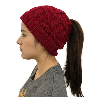 Ponytail Beanie Hat