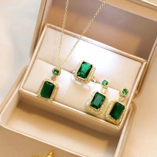 Emerald 3-piece Set Luxury Fashion