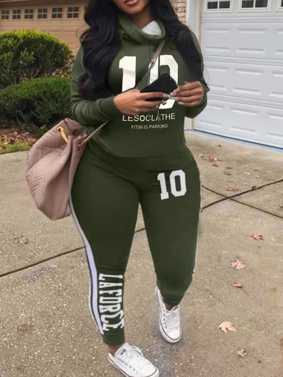 Plus Size Women Tracksuit