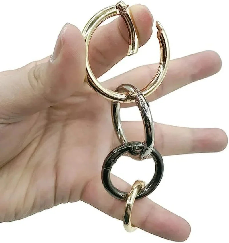 O Round Bag Buckle Metal Clasps