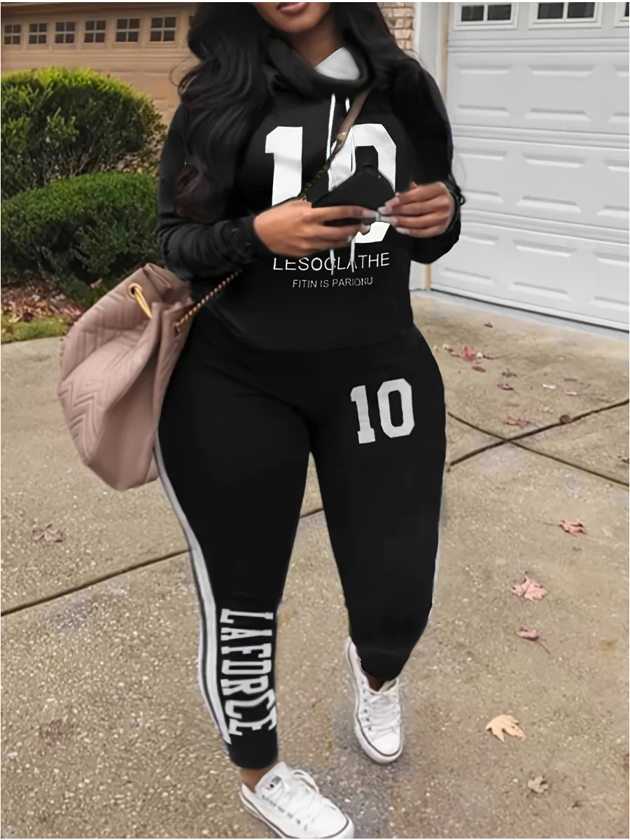 Plus Size Women Tracksuit