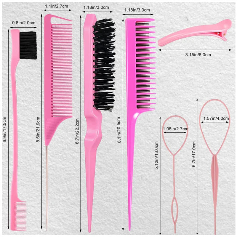 10pcs Hair Styling Comb Set