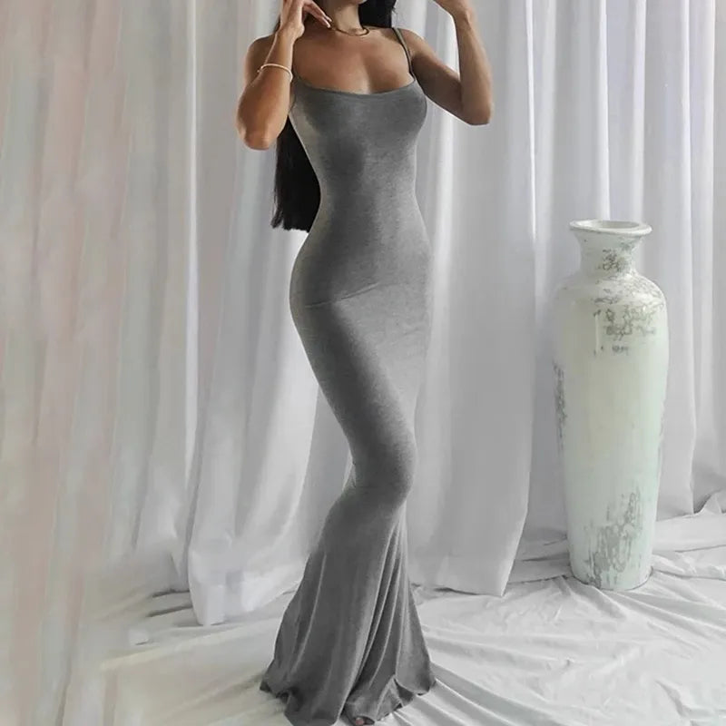 Satin Slip Maxi Dress