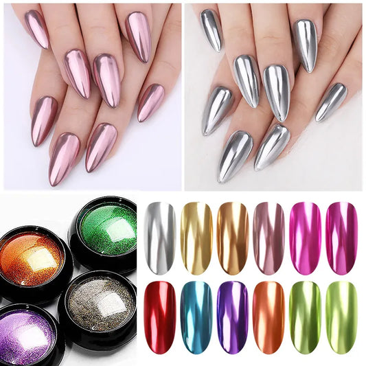 Metal Effect Nail Glitter