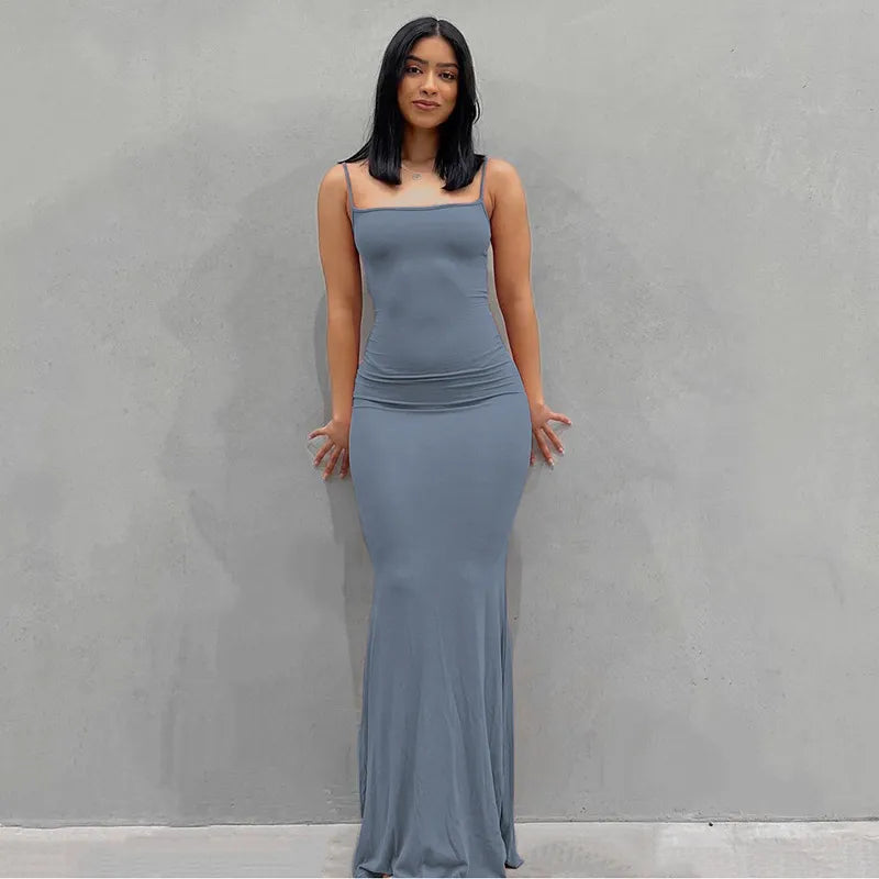 Satin Slip Maxi Dress